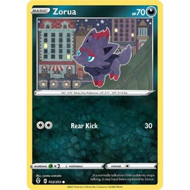 Zorua - 102/203 - Common - Sword & Shield - Evolving Skies
