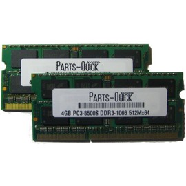 8GB 2X 4GB PC3-8500 1067MHz DDR3 APPLE RAM MEMORY SODIMM 204pin