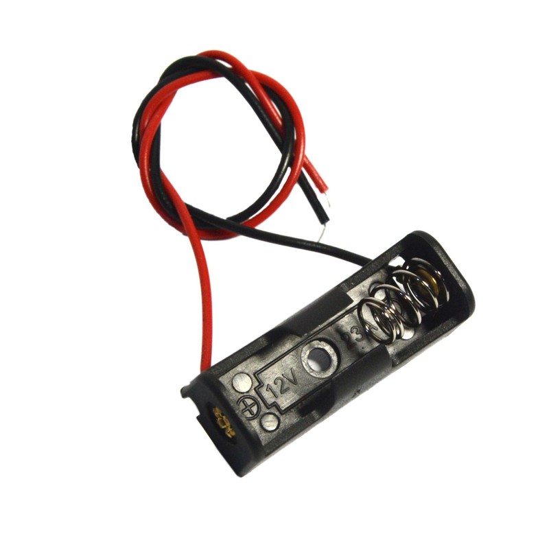 LAMPVPATH (Pack of 6): 12V/23A Battery Case with Leads Wires