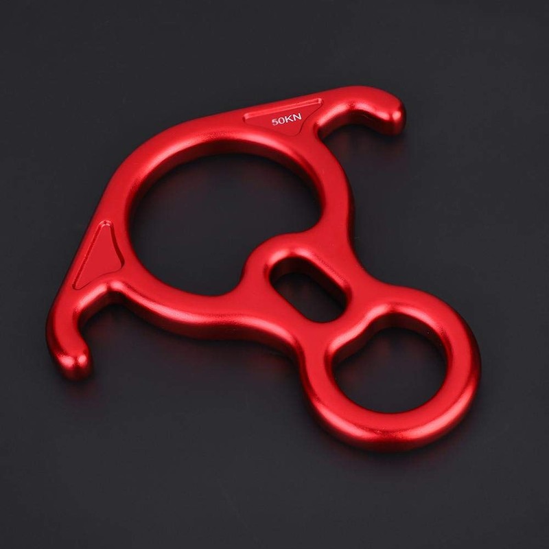 Eight Ring 50KN Rescue Eight Ring with Ears, Lightweight Aviation