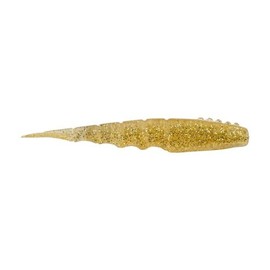 Berkley PowerBait Saltwater Bonga Shrimp Fishing Bait, Gold, 4in, Irresistible Scent and Flavor, Realistic Shrimp Profile and Action, Perfect for Redfish, Trout, Snook and More