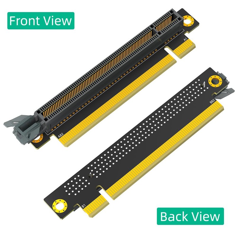 LeHang PCI-e 16X 3.0 90 Degree Reverse Male to Female