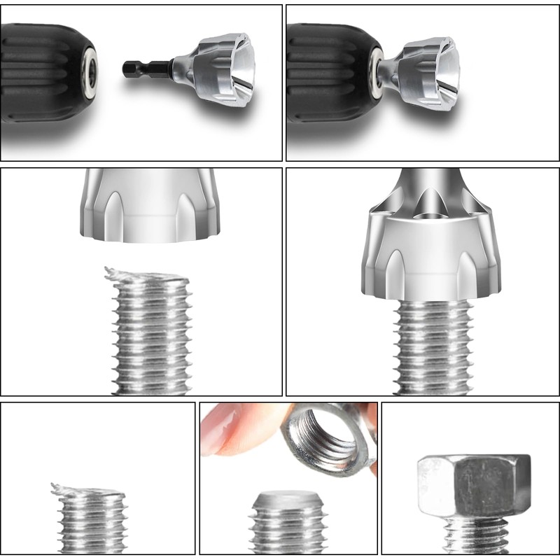 Deburring External Chamfer Tool, HSS Hex Shank Remove Burr Tools