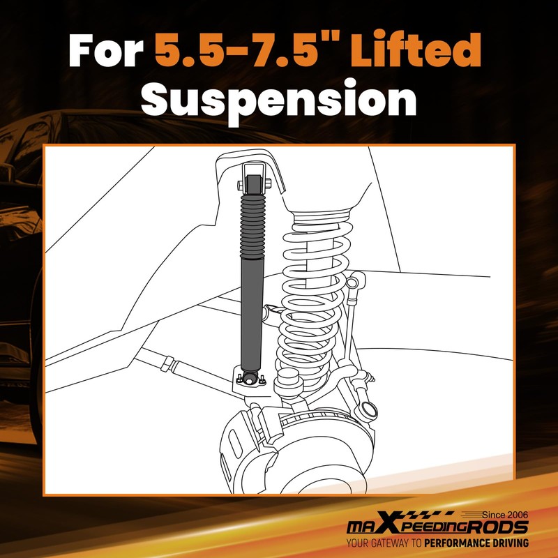 5.5-7.5" Rear Shocks for Ram 1500 4WD 2009-2024