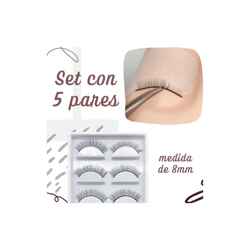 Pestañas De Práctica Extensiones Maquillaje Lashista