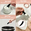 100 PCS Cosmetic Spatulas, Black Mini Makeup Spatula and Skin