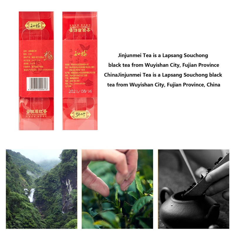 200g Jinjunmei Black Tea Chinese Golden Beautiful Eyebrow Gold Buds