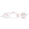 Brushless Speed Reducer Motor Mini DC24V CW/CCW Quiet for Micro