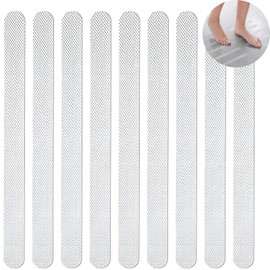 SZFUDIGO Non-Slip Strips, Non-Slip Shower Stair Treads Pads, Anti Stairs, Non-Slip Strips, Pack of 12, Size 38 x 2 cm, White