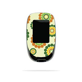 MightySkins Skin Compatible with Accu-Chek Nano - Hippie Flowers | Protective, Durable, and Unique Vinyl Decal wrap Cover | Easy to Apply, Remove, and Change Styles | Made in The USA