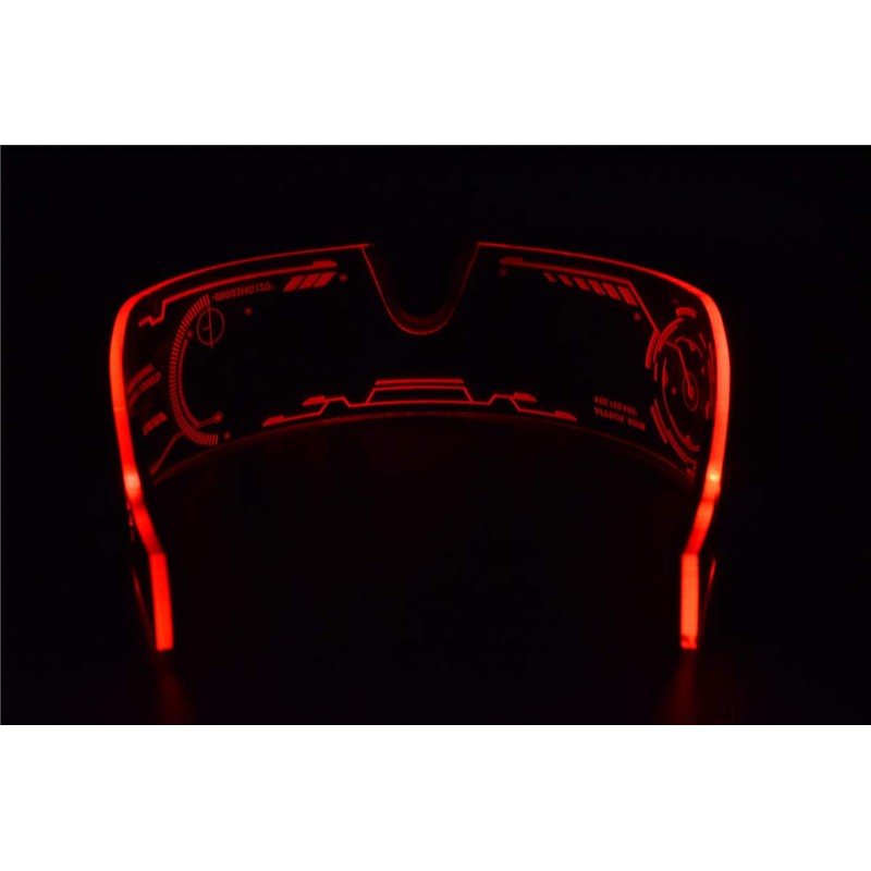 ASVP Shop Cyberpunk LED Visor Glasses - Perfect For Cosplay