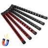 Reniteco Magnetic Socket Organizer, 6-Piece Heavty Duty Aluminum Socket Holder,