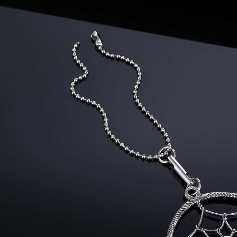 YYJFF Dream Catchers Car Charm Rotatable Handmade Pendant with Rose