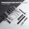 10 Piezas Peines Para Barbero Estilista Profesional Negro