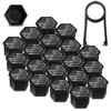 Biomar Labs Set of 20pcs Car Wheel Nut Caps Bolt