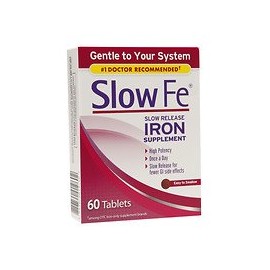 Slow Fe Slow Release Iron, Tablets, 60 ea - 2pc