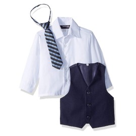 Gino Boys G230 Navy Blue Suit Set from Baby to Teens (4T)