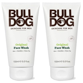 Bulldog Natural Cuidado de la piel Original lavado de cara, 5.0 oz x 2