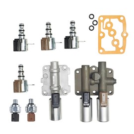 Bruce & Shark Complete Transmission Solenoid Kit for Honda Accord/Odyssey 1998-2006, Acura CL 2001-2003, Pilot 2003-2007, Replaces 28600-RKE-004 28400-P6H-013