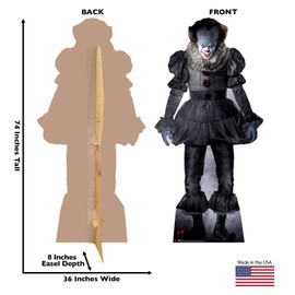 Cardboard People Pennywise The Dancing Clown Life Size Cardboard Cutout Standup - It (2017 Film)