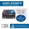 OREI HDMI ARC/eARC & S/PDIF Audio Extender Up To 100m