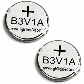 High Tech Pet Single Electronic Collar Battery for Model MS-4 and MS-5, 2-Count
