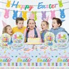 124pcs Easter Party Decorations Set Include Happy Easter Banner Chillin