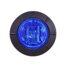 Maxxima M09400BCL Blue 1-1/4" Round LED Clear Lens Courtesy Marker