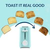 Nostalgia MyMini Single Slice Toaster, Extra Wide Slot, Adjustable Temperature,
