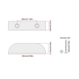 2 Pieces Bass Thumb Rest, Non-Slip Plastic Thumb Rest for Jazz Bass, Lightweight Guitar Finger Rest with Mounting Screws (GM04 Silver)