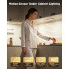 SZOKLED Motion Sensor Under Cabinet Lights, Stick on LED Under