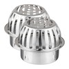 Relaxdays Set of 2 Stainless Steel Gutter Leaf Guards for