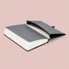 NOTIQUE Lined Notebook with Elastic Band, 13 x 21 cm,