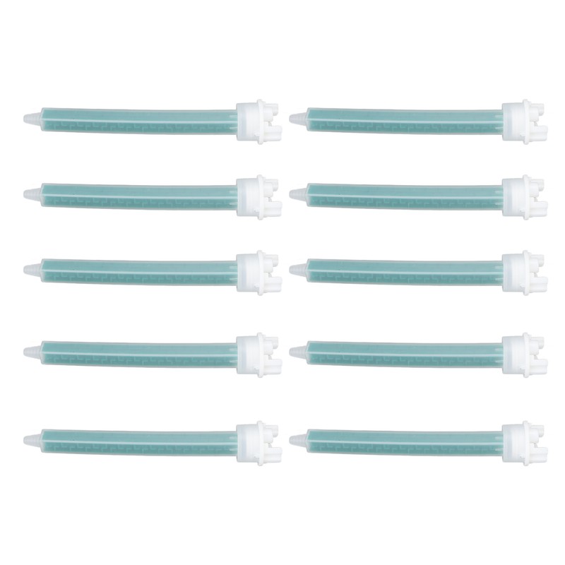 10pcs Mixing Nozzles Plastic Prevent Blocking Adhesive Glue Mixing Nozzle