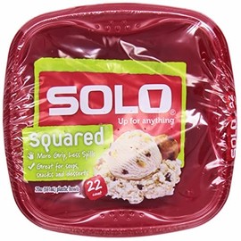 Solo Cup 18 Oz Grips Plastic Bowl, 22 ct. (Pack of 12)