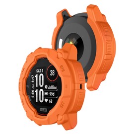 ISABAKE Case Cover for Garmin Instinct 3 50mm,Smartwatch Cover TPU Material, Easy to Install,Drop-Proof,Soft,Protective Cover for Garmin Instinct 3 50mm