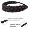 Toecwegr Braided Hair Band, 5 Strands, Hair Scrunchie, Classic Chunky