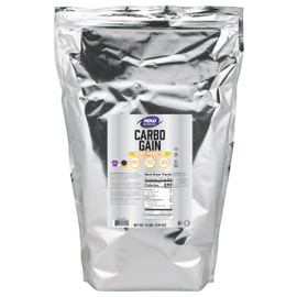 NOW Foods Sports Nutrition, Carbo Gain Powder (Maltodextrin), Rapid Absorption, Energy Production, 12-Pound