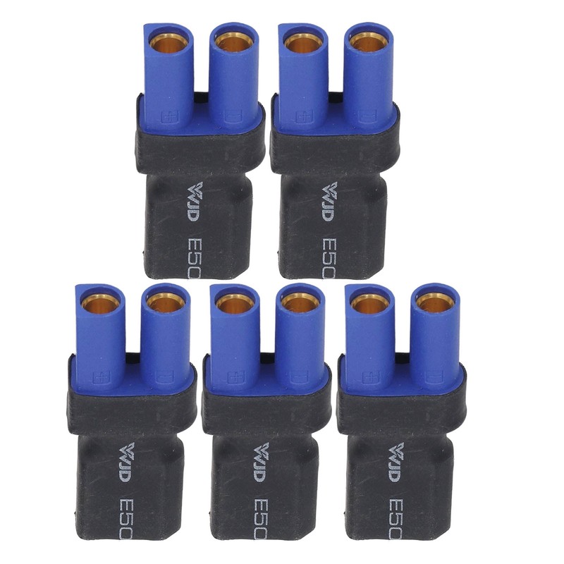 5Pcs EC5 to XT60 Adapter Rubber Plastic Copper Sturdy Accurate