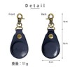 Dom Teporna AirTag Compatible Case, Italian Leather, Genuine Leather, Full