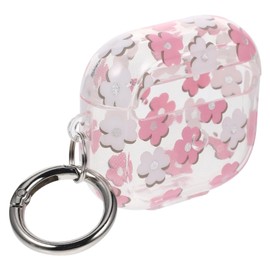 COHEALI Glitter Flower Earphone Case for Stylish Protective Cover for Earbuds Lightweight Shockproof Design for Women for Outdoor Use