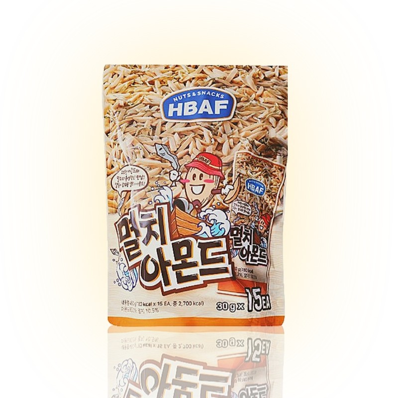 BAF Anchovy Almond 30g 15 Pieces HBAF Mini / 바프