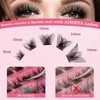 AIWEITA Individual Lashes 120PCS Cluster Lashes Fluffy Wispy False Eyelashes