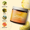 Exfoliante corporal refrescante y exfoliante para pies con ácidos de