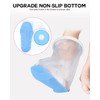 DNEOUXI Waterproof Foot Cover for Shower Adult, Foot Cast Covers
