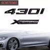 Unbranded Gloss Black For New 4 Series Emblem 430i+XDrive Number