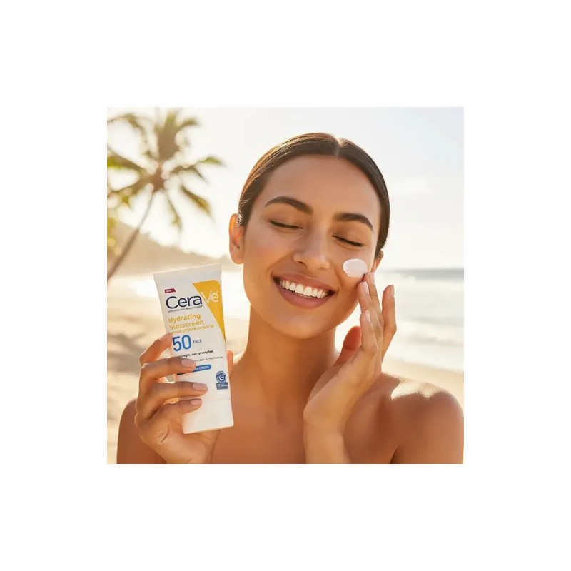 Cerave Hydrating Mineral Sunscreen Spf 50 Face 75ml