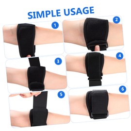 KOMBIUDA Djustable Elbow Protectors 4 Pack Sports Elbow Pads Braces Elbow Wraps for Tennis Elbow Relief Comfortable for Gym