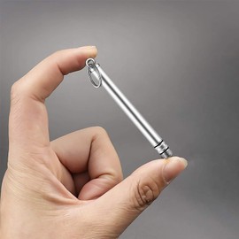 4 Pieces Reusable Titanium toothpicks, Mini Metal toothpicks, Stainless Steel Portable toothpicks, Household Outdoor Metal toothpicks (2 Pieces Long & 2 Pieces Short，Black)