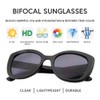 VITENZI Gafas de sol bifocales de gran tamaño para lectores